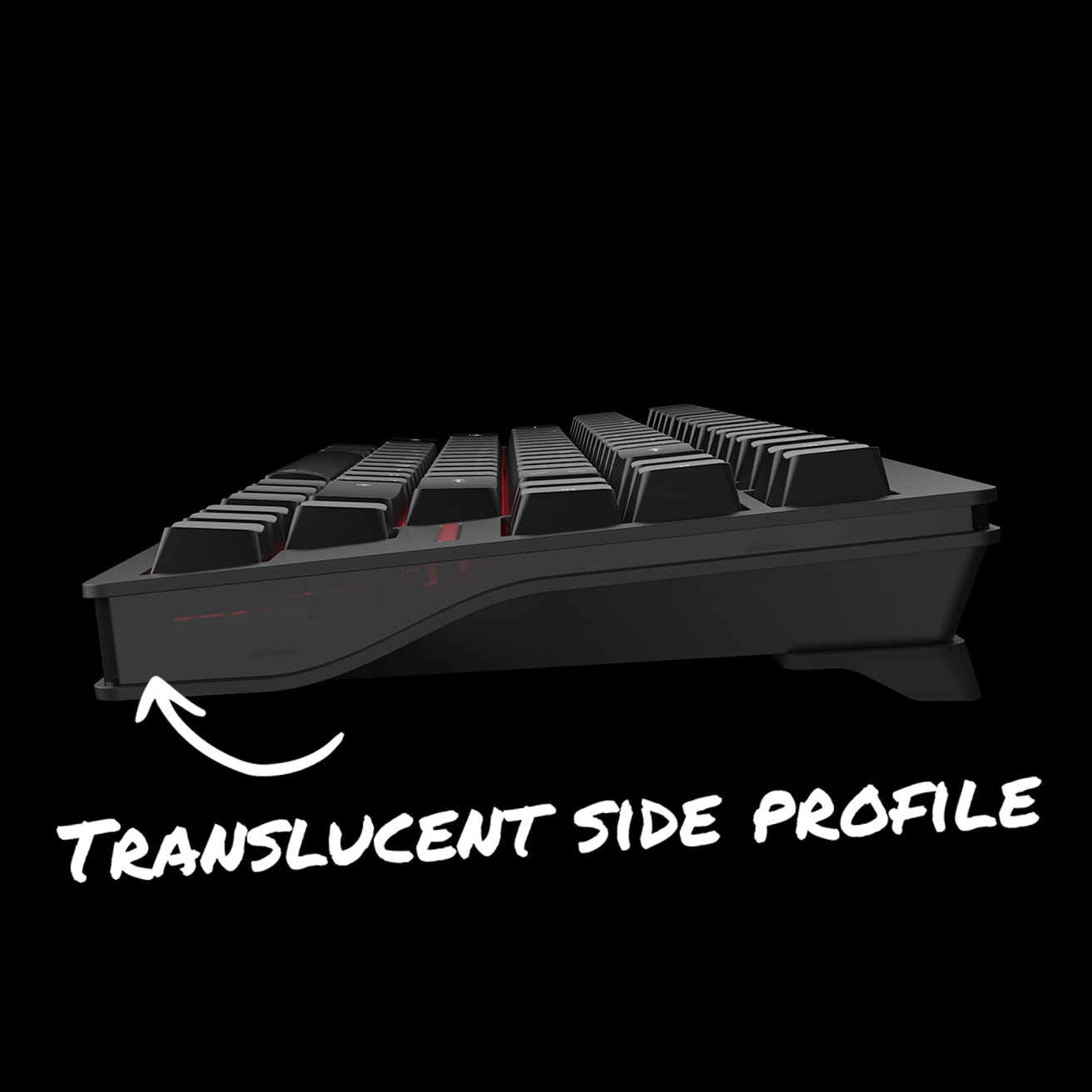 Translucent side profile