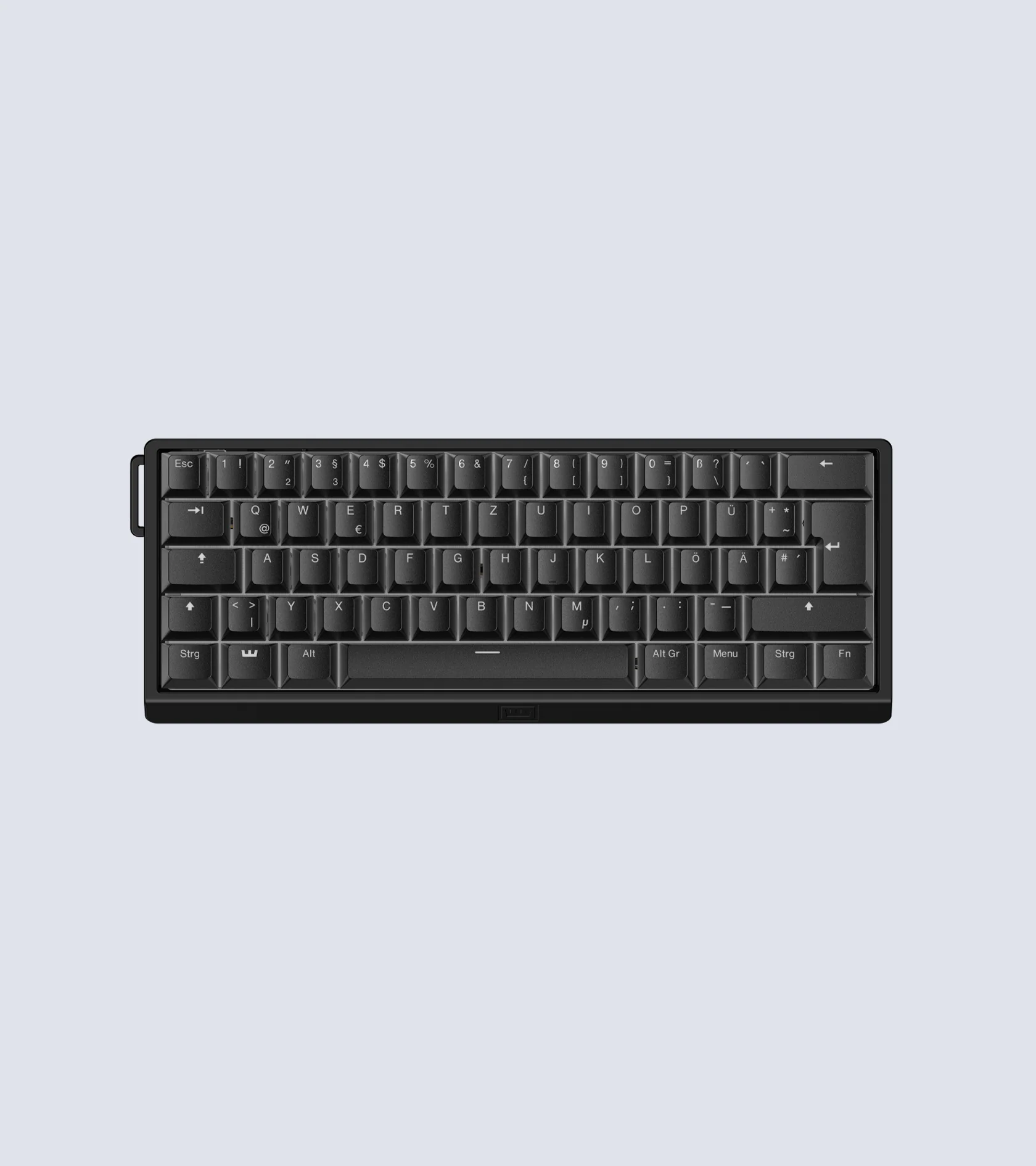 Wooting 60HE V2 with German keycap layout