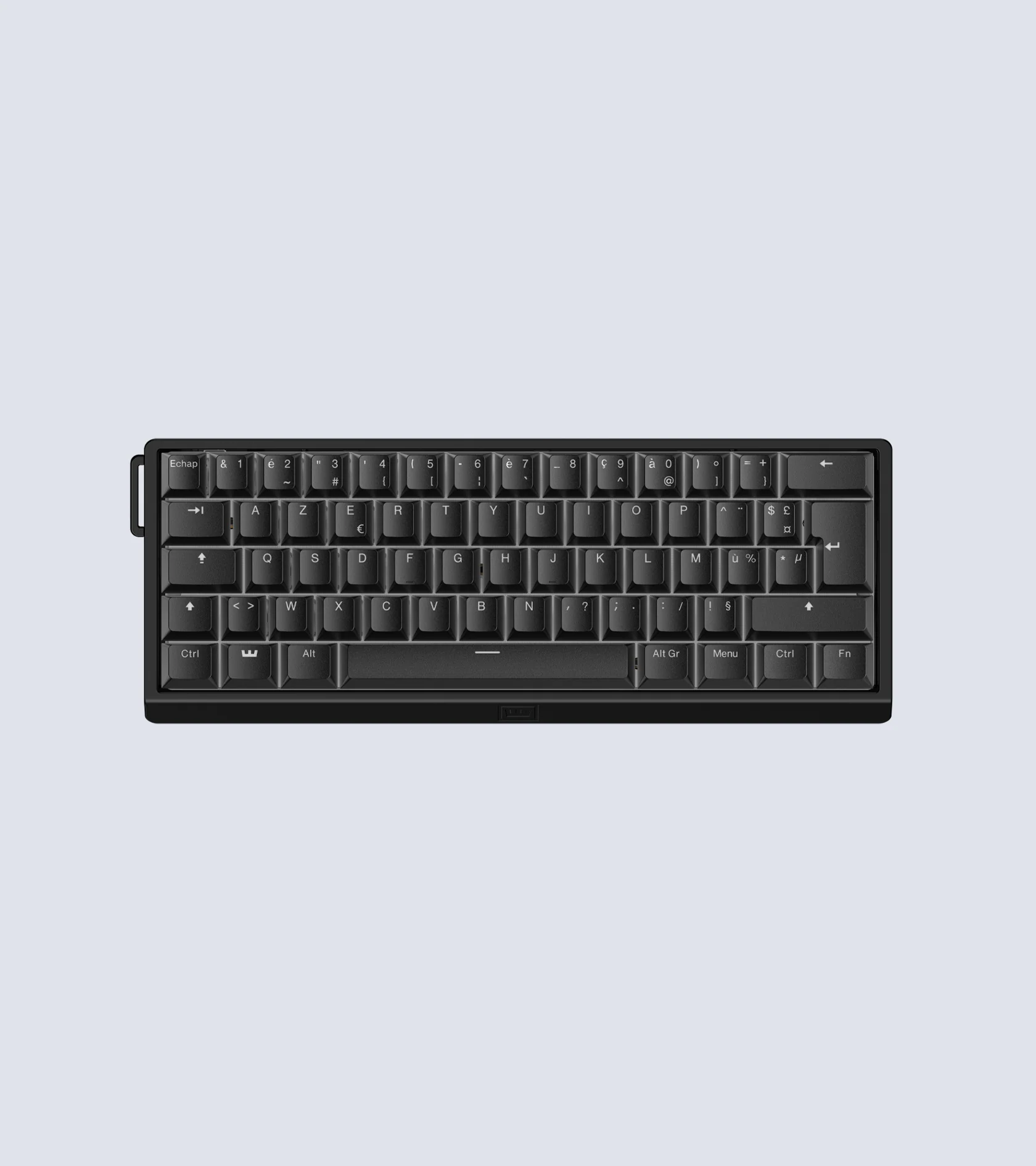 Wooting 60HE V2 with French keycap layout